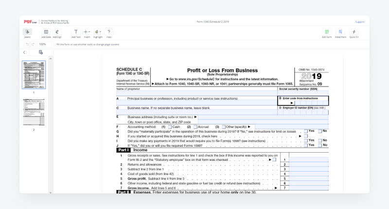 How To Fill Out 1040 Schedule C Step by Step Guide How To Fill Out 1040 Schedule C Step by Step Guide