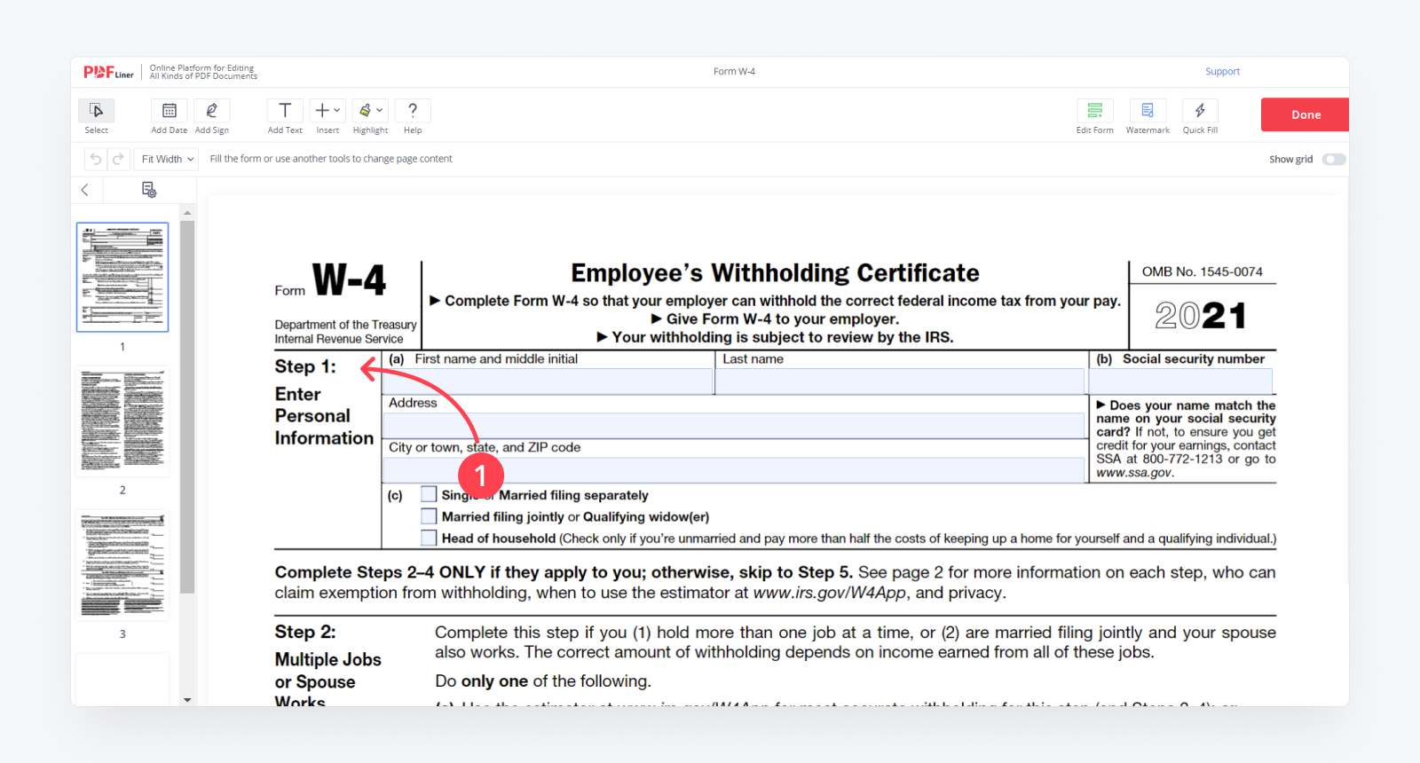 How To Fill Out A W 4 Complete Form W 4 Instructions For 2021 6334