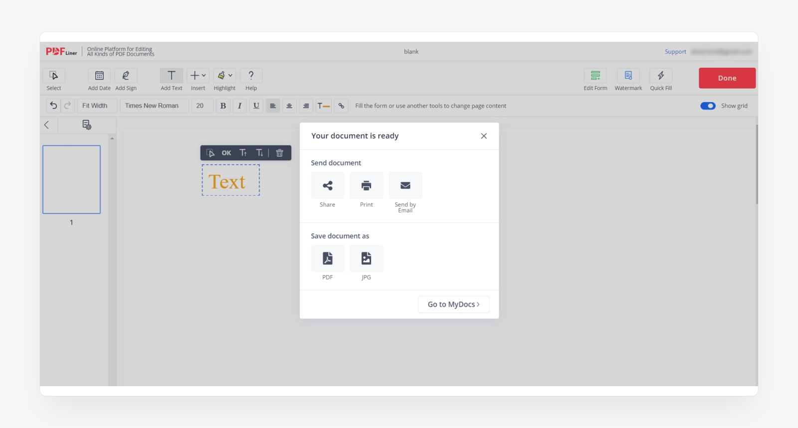 Typing In A PDF: How To Modify Your PDF File Quick And Easy — PDFliner