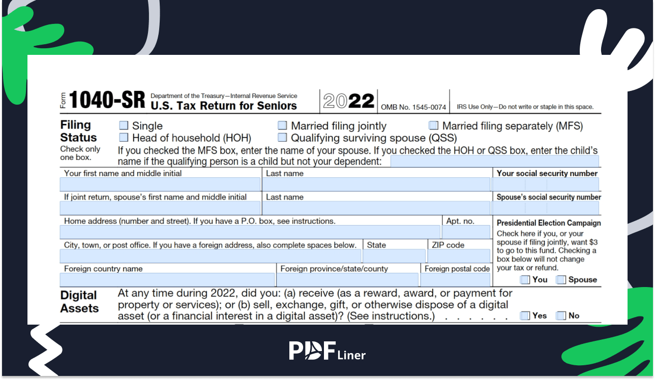 How to Fill Out Form 1040-SR Effortlessly - Image Preview