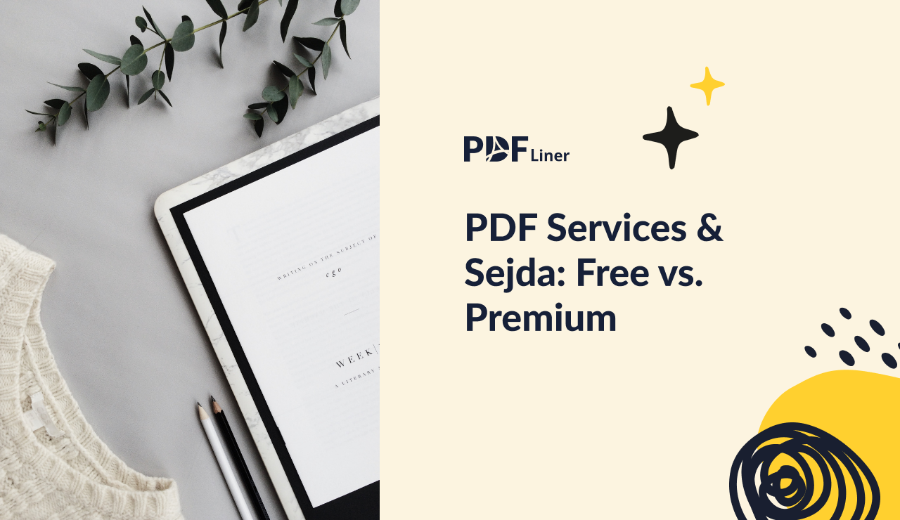PDF Services and Sejda Free Premium - Image Preview