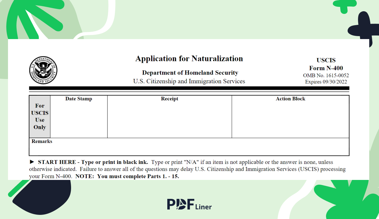 How to Fill Out Form N-400 - Image Preview