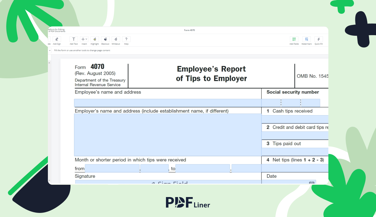 What is Form 4070, and How to Fill it Out - Image Preview