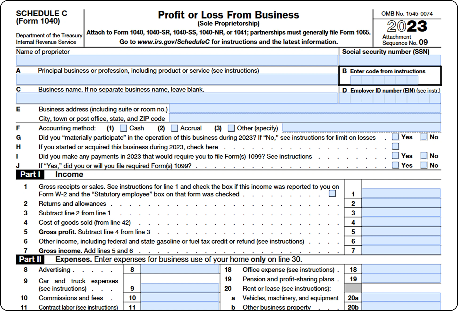 How to Get Form 1040 Schedule C Quick Guide - Image Preview