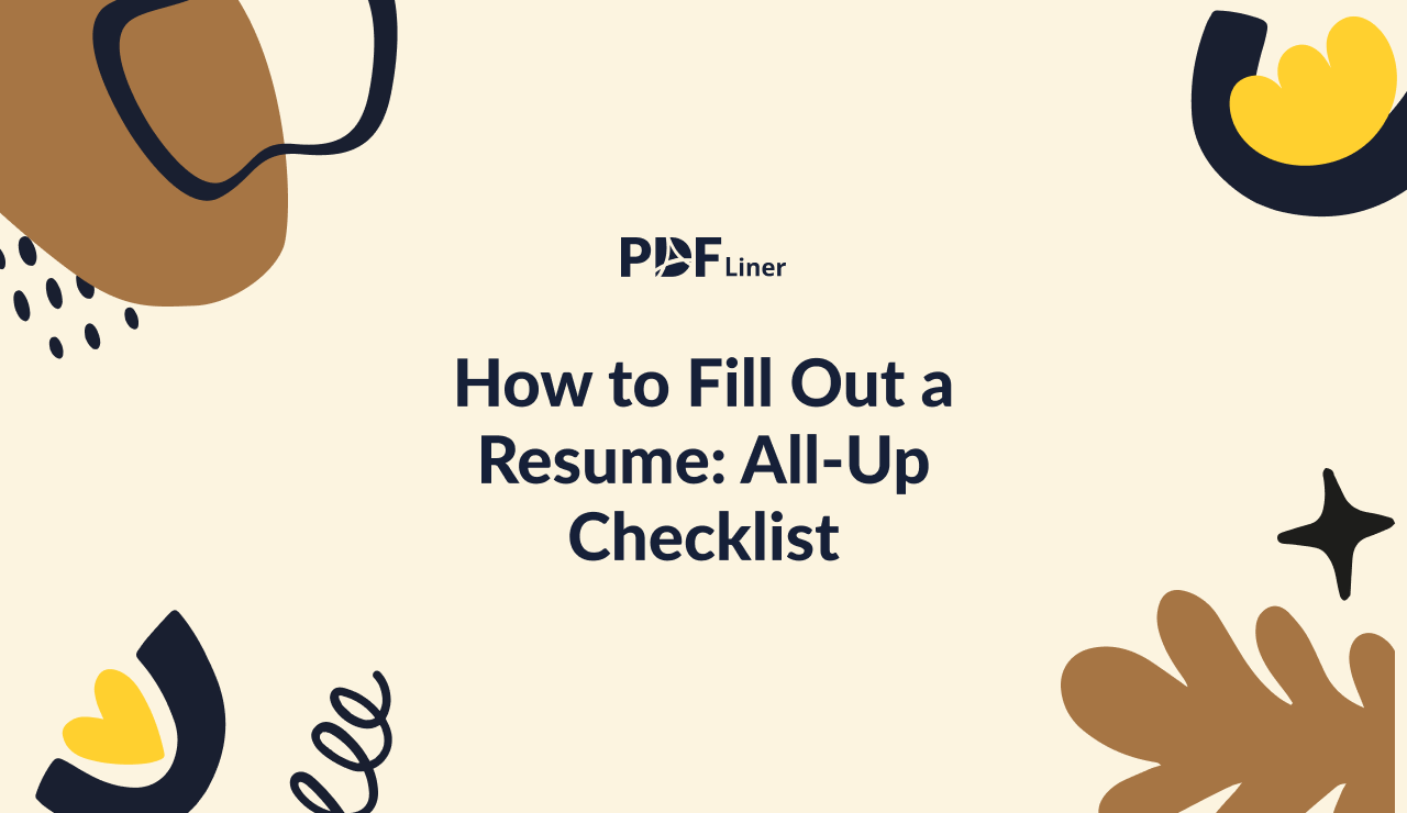 How to Fill Out a Resume All-Up Checklist - Image Preview