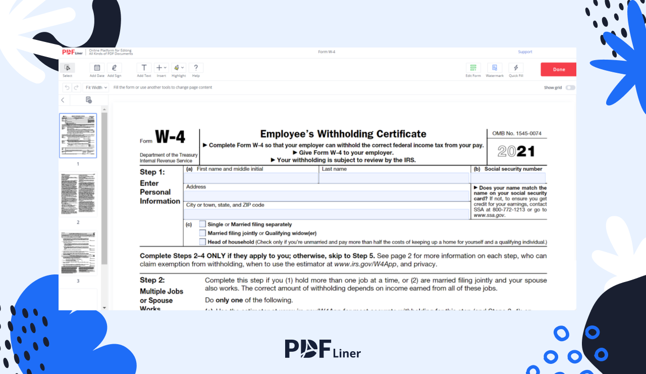 How to Fill Out a W-4 Comprehensive Manual - Image Preview
