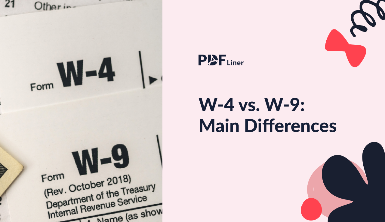 W-4 vs. W-9: Main Differences - Image Preview