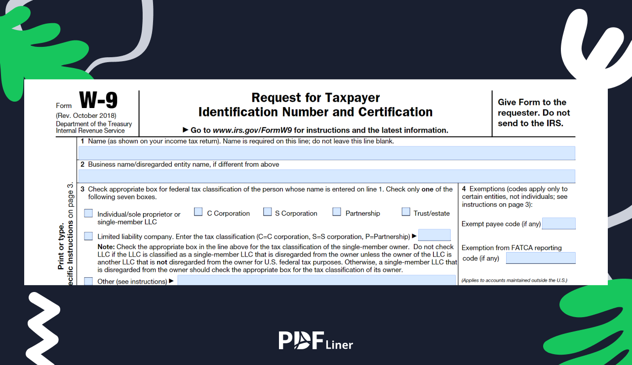 How to Create a W-9 Form Template for Freelance Work - Image Preview
