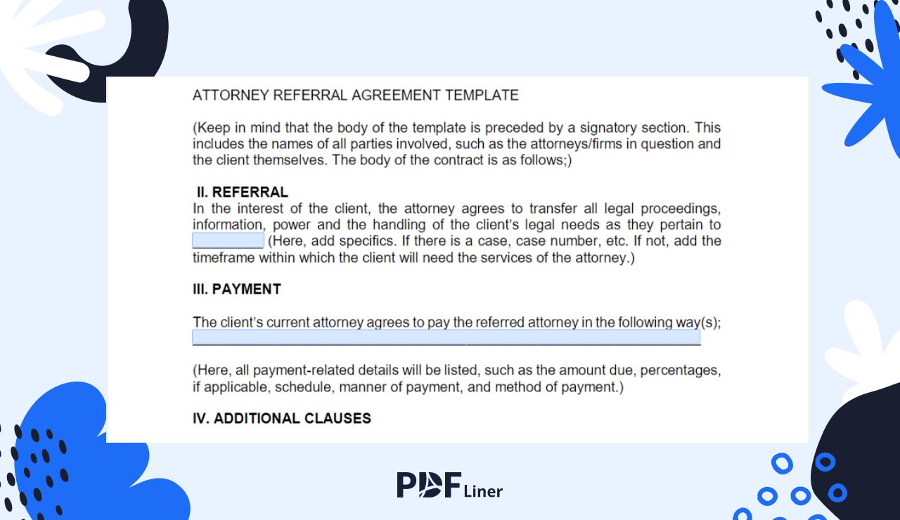 Guide on How to Fill Out Attorney Referral Agreement Template - Image Preview