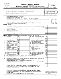 Picture of SCHEDULE C (Form 1040) (2021)