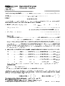 Picture of OREA Form 510, Agreement to Lease, Commercial