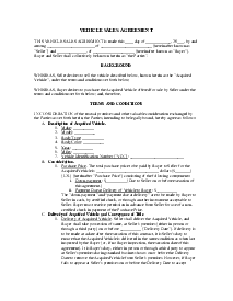 Picture of Private Car Sale Installment Agreement