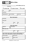 Picture of Michigan Bill of Sale Form - TR-207
