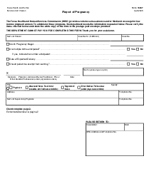 Picture of Texas Proof of Pregnancy Form H3037