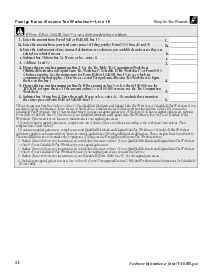 Picture of Foreign Earned Income Tax Worksheet
