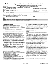 Picture of Form W-10
