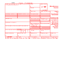 Picture of Form 1099-MISC (2017)