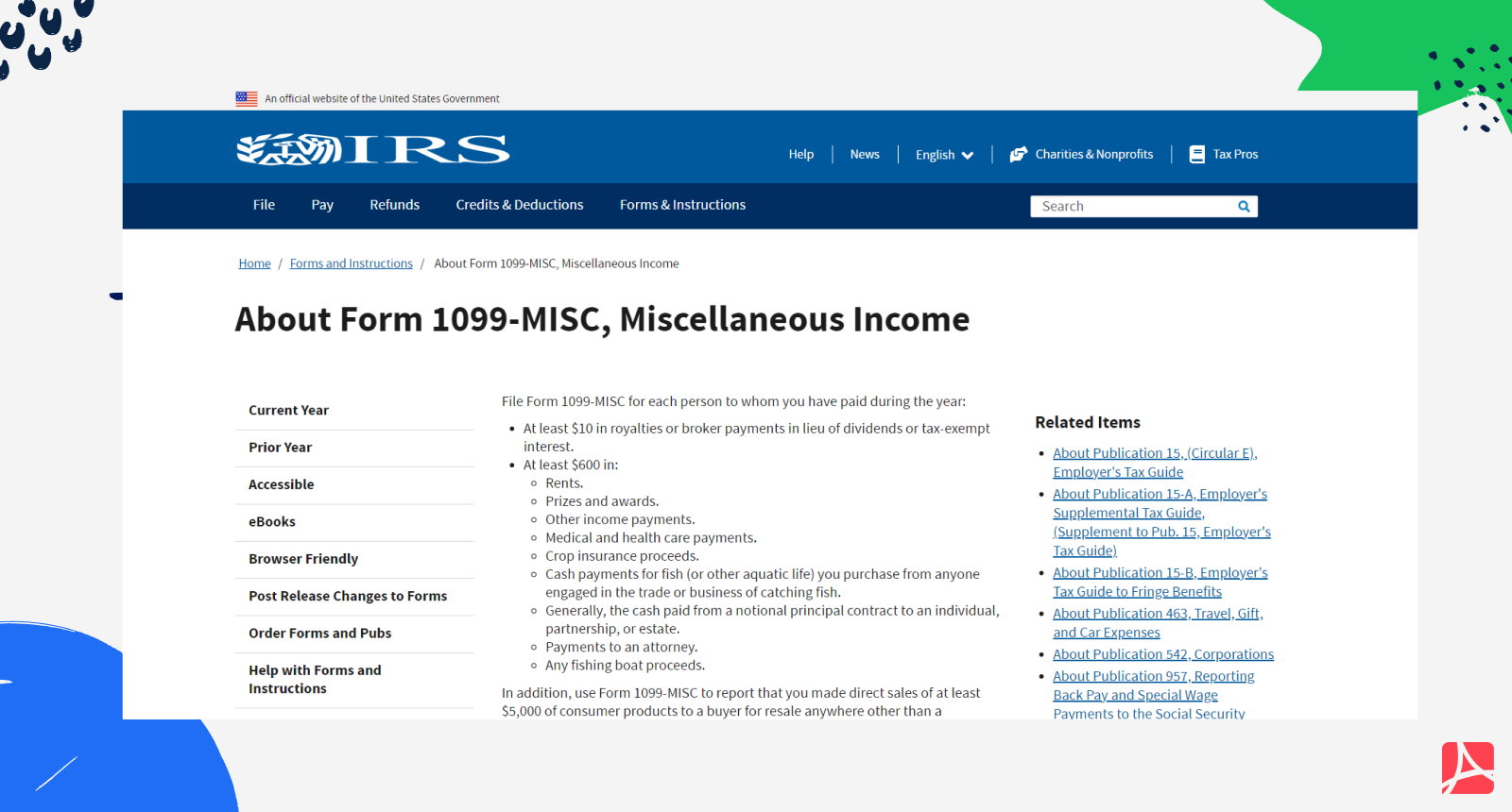 IRS site