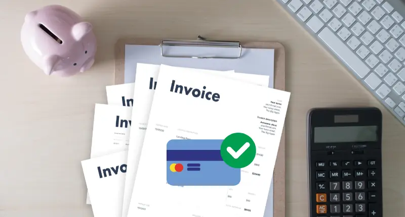 Standard Payment Terms on Invoice