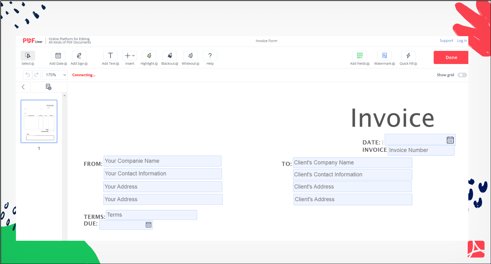 Invoice Template 