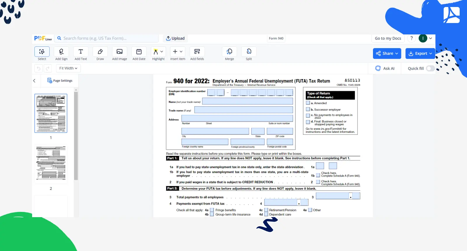 Form 940