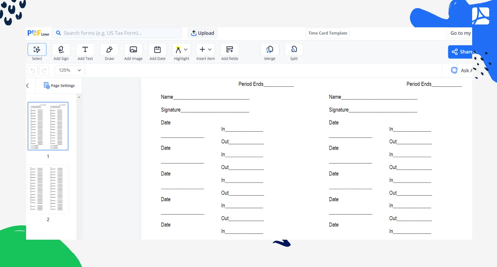 Time Card Templates