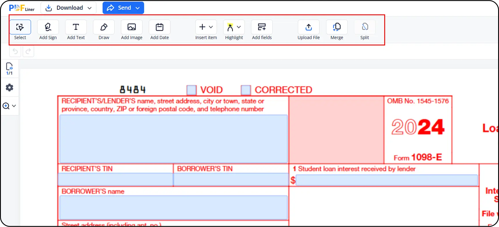 major tools PDFLiner